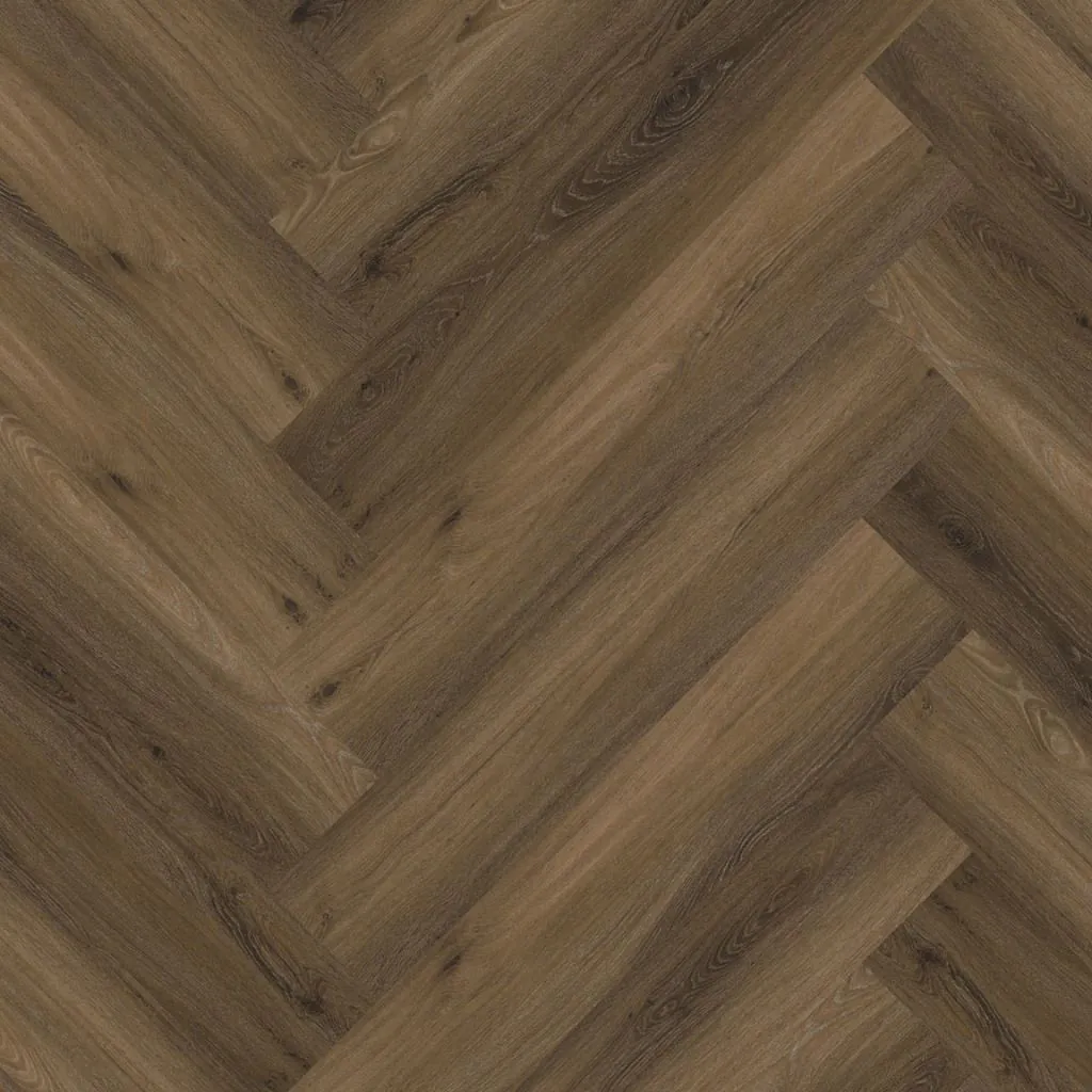 YUP Herringbone warm brown